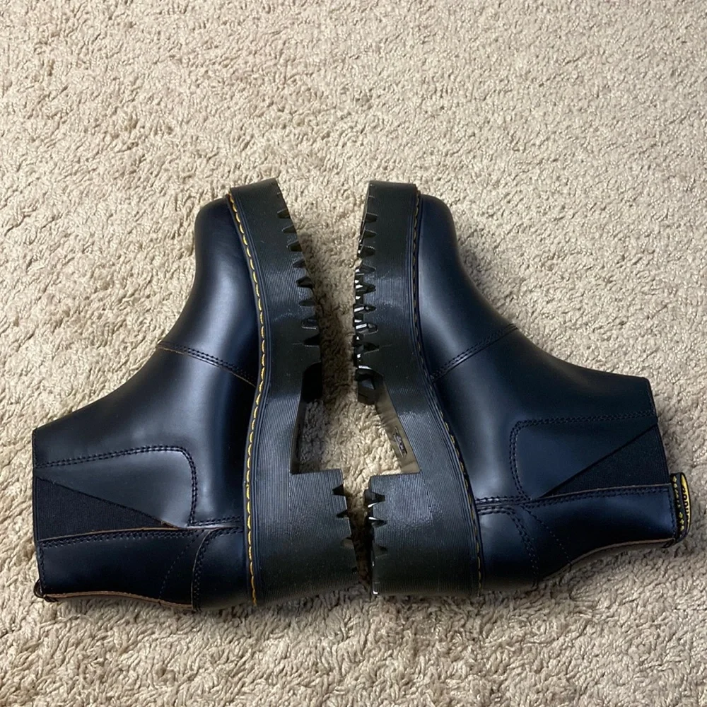 Dr. Martens Rometty II Chelsea black smooth leather Size 6 - Picture 4 of 10
